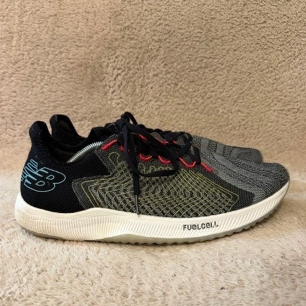 New Balance FuelCell Rebel Mens Running Shoes Black Grey Red MFCXBM Size 13 2E